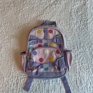 Pottery Barn Kids Mackenzie Polka Dot Backpack - size small